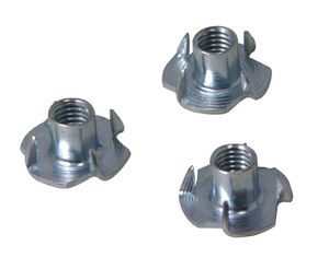 Tee Nut,With 4 Prong